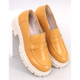 Mocassins plateforme Dench jaunes 1