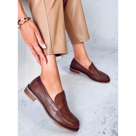 Mocassins classiques femme Rhodes Cuoio brun 2