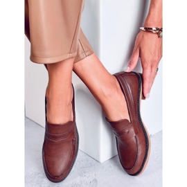 Mocassins classiques femme Rhodes Cuoio brun 3