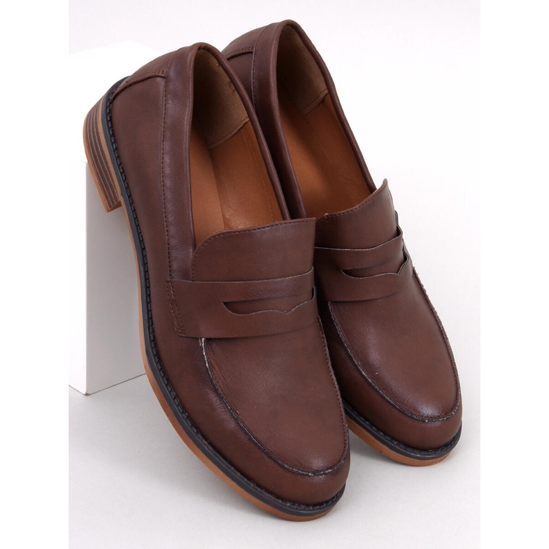 Mocassins classiques femme Rhodes Cuoio brun 1