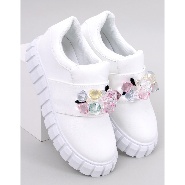 Richelieus à plateforme Worth White blanc 1