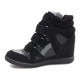 Baskets Compensées R9686 Noir le noir 5