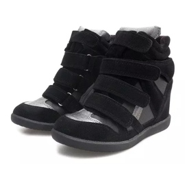 Baskets Compensées R9686 Noir le noir 6