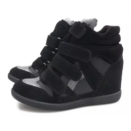 Baskets Compensées R9686 Noir le noir 7
