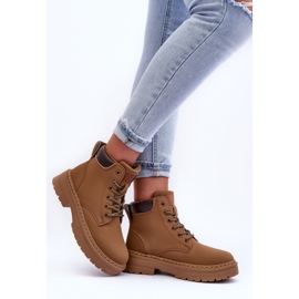 Bottines Trappeuses Femme Warm Beige Foncé Corbin 2