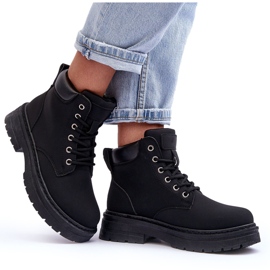 Bottines Trappeuses Femme Warm Noir Corbin le noir 8