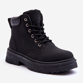 Bottines Trappeuses Femme Warm Noir Corbin le noir 1