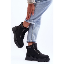 Bottines Trappeuses Femme Warm Noir Corbin le noir 4