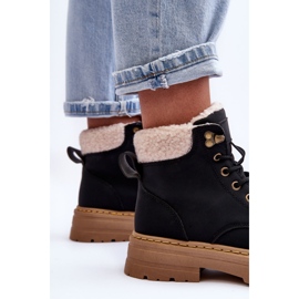 Bottines Femme En Peau De Mouton Noir Jette le noir 5