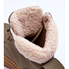 Bottines Femme En Peau De Mouton Vert Jette 2