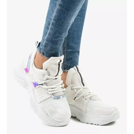 Baskets de sport blanches K-505 2