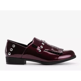 Chaussures à enfiler Cassidy marron pour femmes rouge 1 Chaussures à enfiler Cassidy marron pour femmes rouge 1