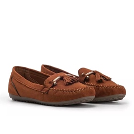 Mocassins en daim marron Aubrey brun 4