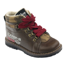 American Club Bottes et bottines avec fermeture éclair 16221 marron brun 1