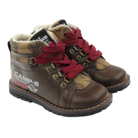 American Club Bottes et bottines avec fermeture éclair 16221 marron brun 4