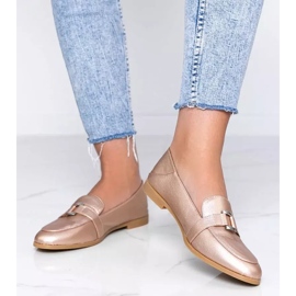 Mocassins dorés avec boucle Island Paradise d'or 2
