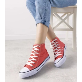 Baskets Felis corail rose 1