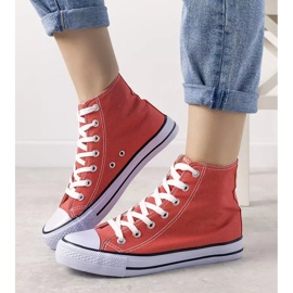 Baskets Felis corail rose 2