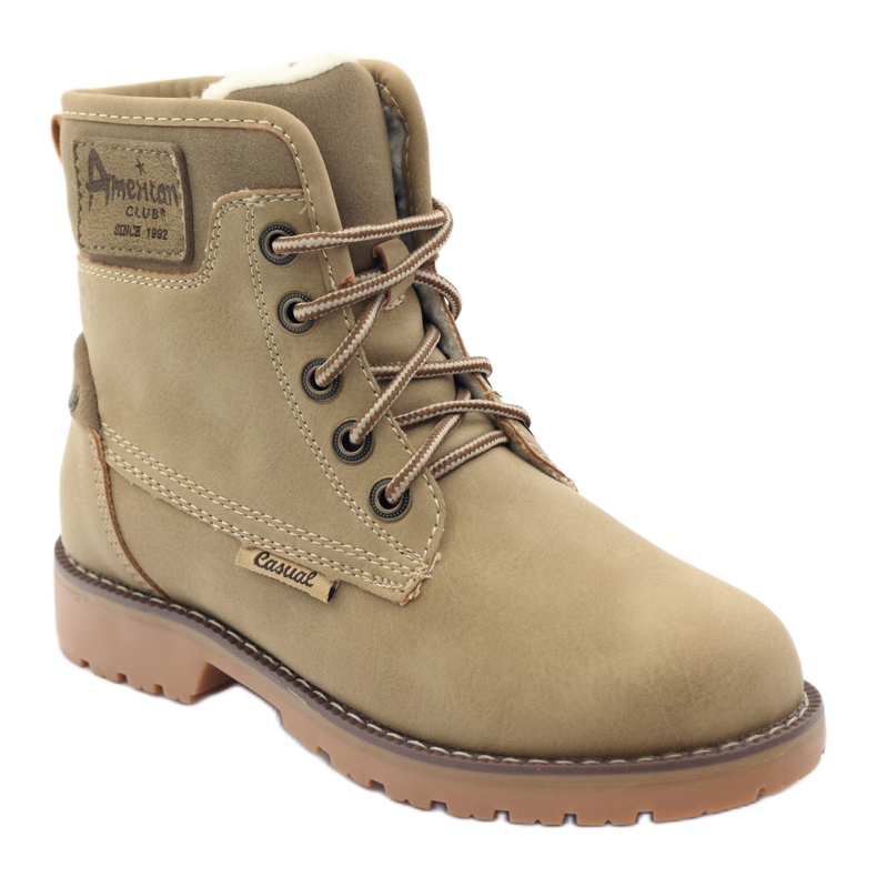 Vestes chaudes Timber American Club 1904 beige 1