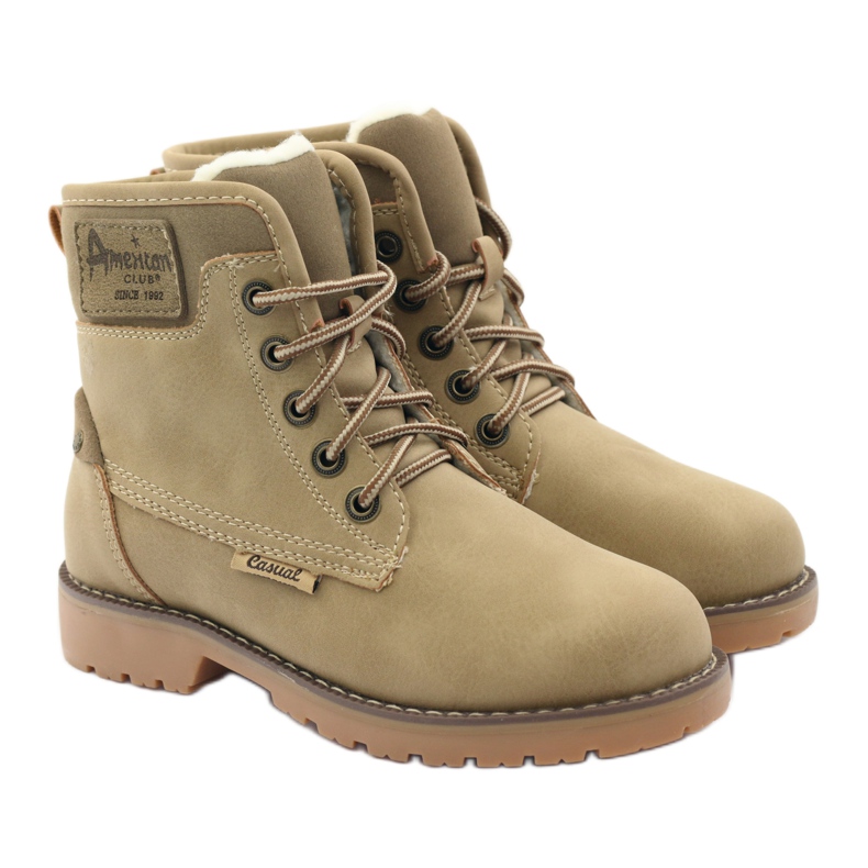 Vestes chaudes Timber American Club 1904 beige 4