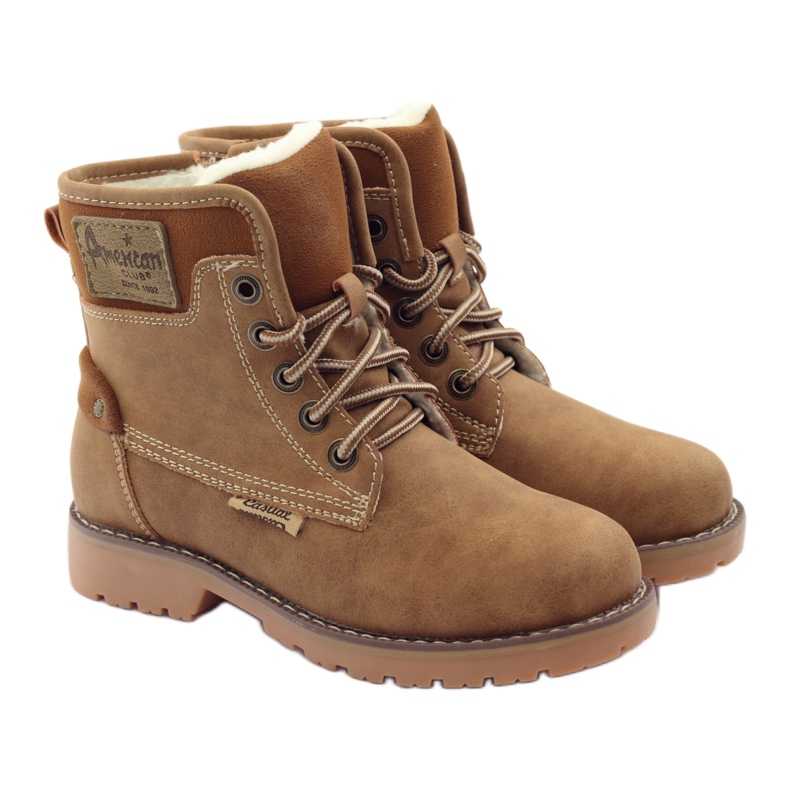 American Club Bottes d'hiver, bottes, pantoufles, chameau américain 1904 brun multicolore 4 American Club Bottes d'hiver, bottes, pantoufles, chameau américain 1904 brun multicolore 4