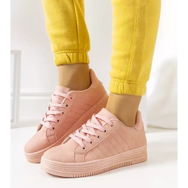Baskets roses sur la plateforme Leonor 2 Baskets roses sur la plateforme Leonor 2