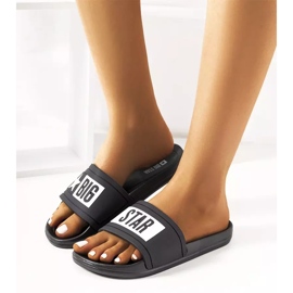 Chaussons femme Big Star DD274A266 noirs 1