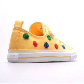 Baskets Enfant Avec Velcro Big Star JJ374056 Jaune 2