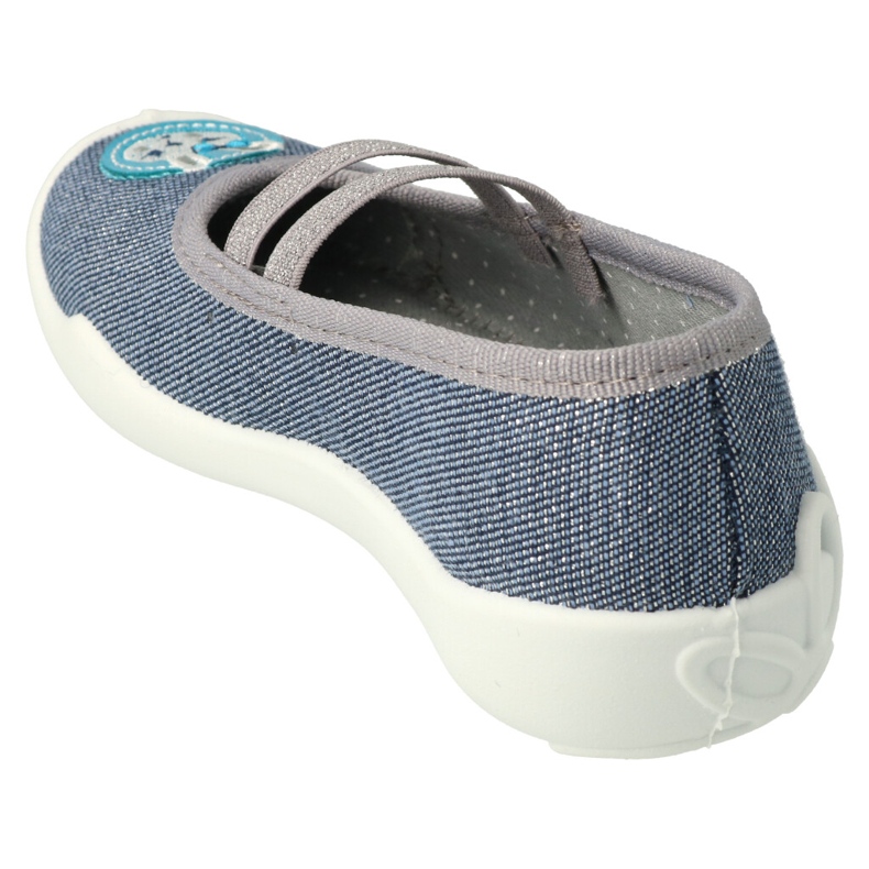 Befado chaussons enfant avec un lapin 116X298 gris/argent 2