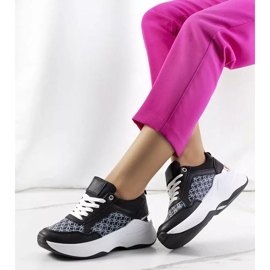 Baskets de sport Milan noires 2