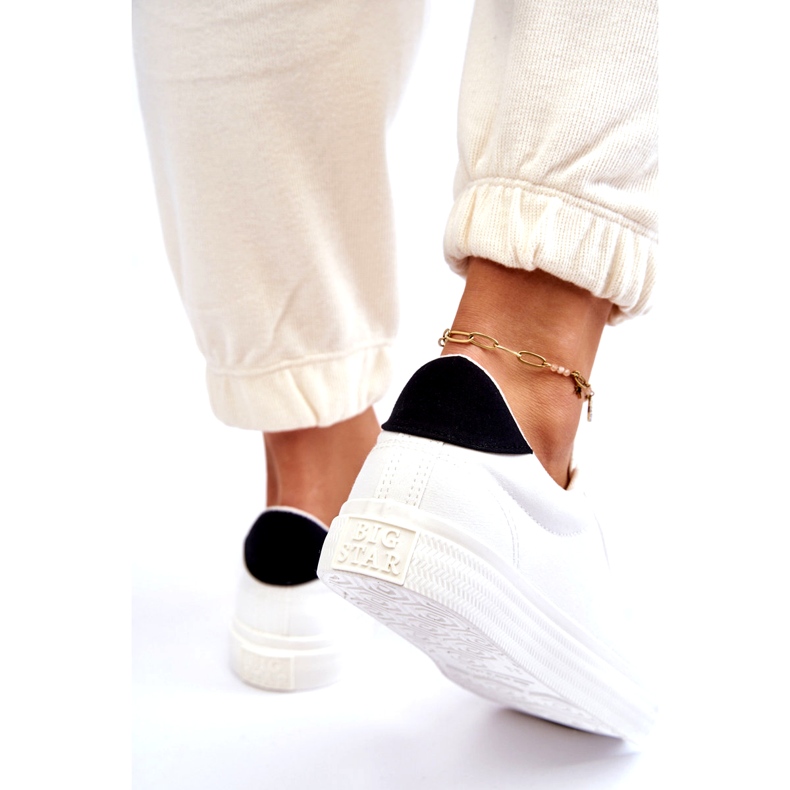 Baskets Basses Classiques Big Star LL274091 Blanc 2