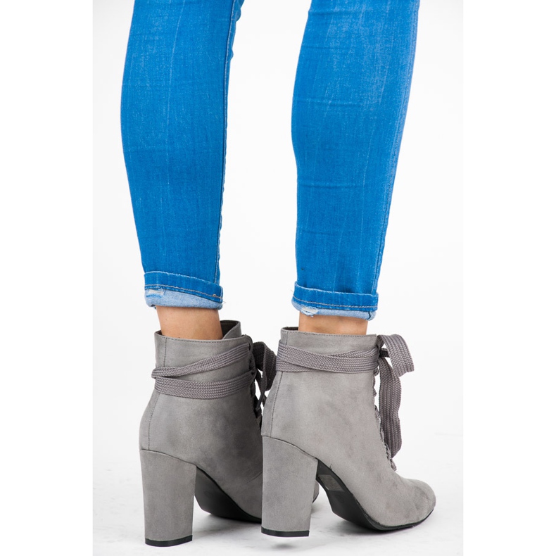 Vices New Collection Bottes avec une reliure élégante gris 1