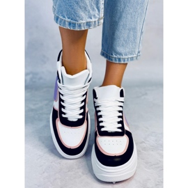 Baskets montantes Storm NOIR / VIOLET le noir 1