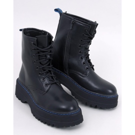 Bottines sur plateforme Hamel NOIR/BLEU 1