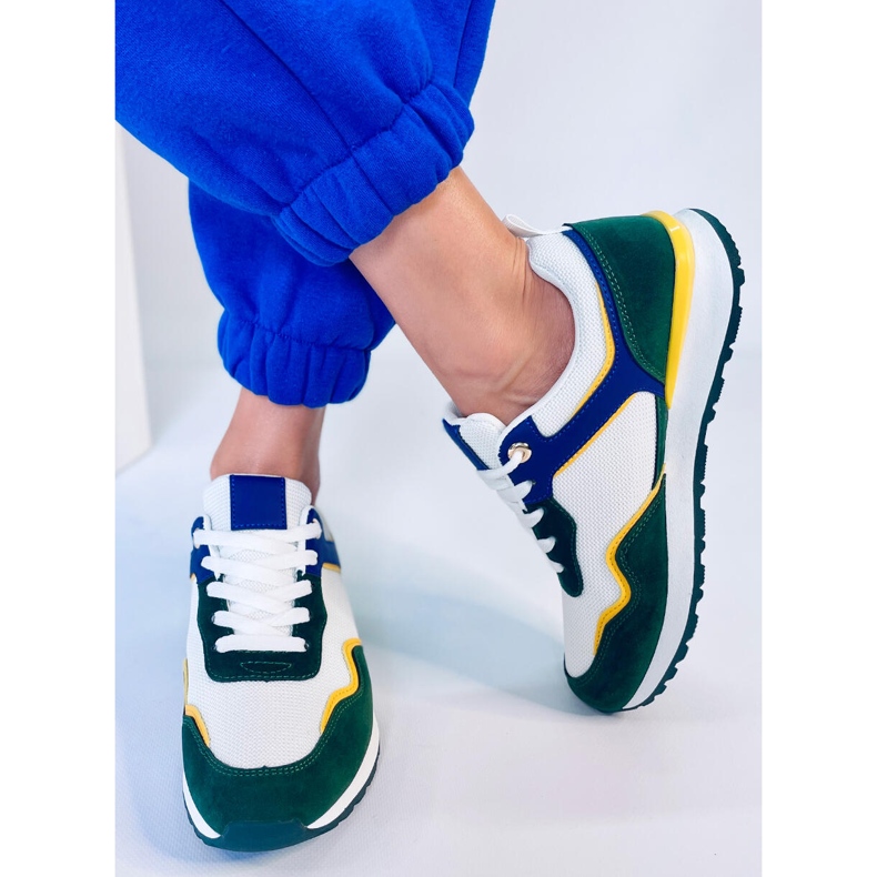 Baskets femme Cagle Vert multicolore 1