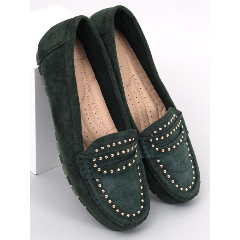 Mocassins femme Deys Green vert 1