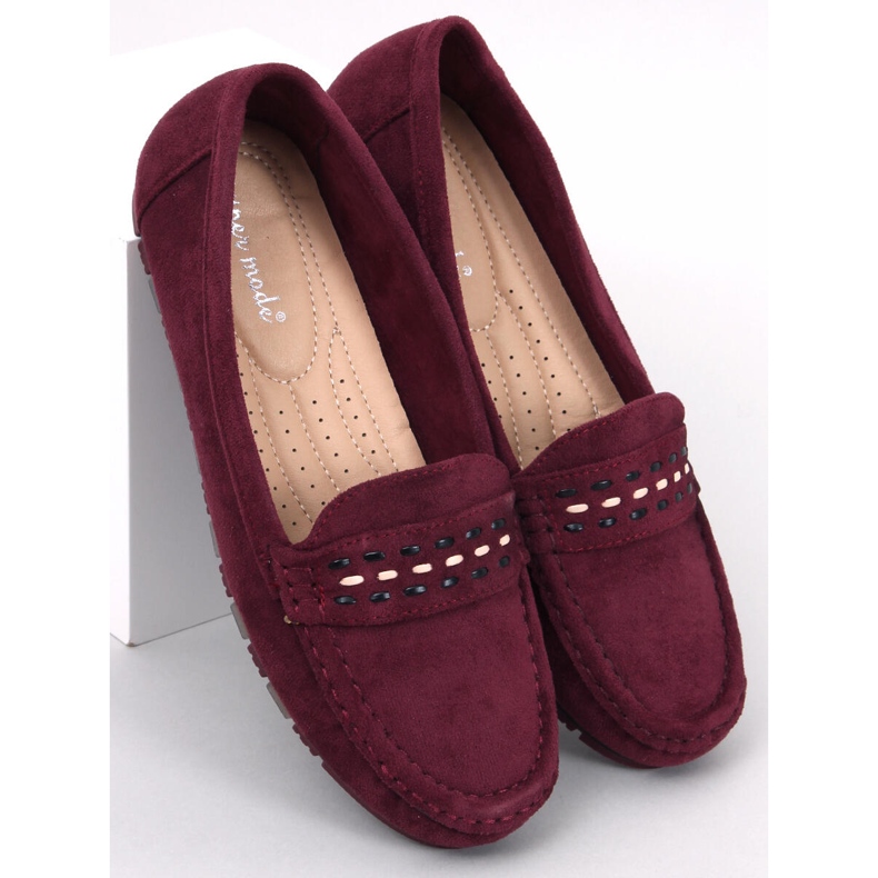 Mocassins femme Guerra Wine rouge 1 Mocassins femme Guerra Wine rouge 1