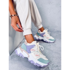 Beals Baskets compensées colorées violettes 2