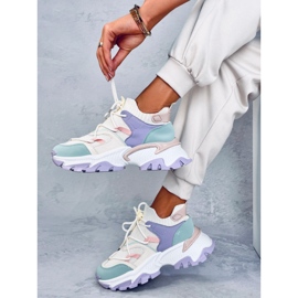 Beals Baskets compensées colorées violettes 3