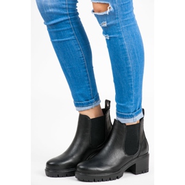 Vices New Collection Bottines Chelsea noires le noir 1