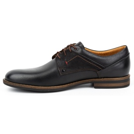 Kampol Chaussures homme casual élégant cuir 333KAM noir le noir 1