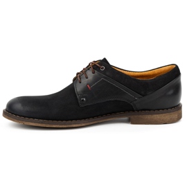 Kampol Chaussures décontractées et élégantes en nubuck pour hommes 333KAM noir le noir 1 Kampol Chaussures décontractées et élégantes en nubuck pour hommes 333KAM noir le noir 1