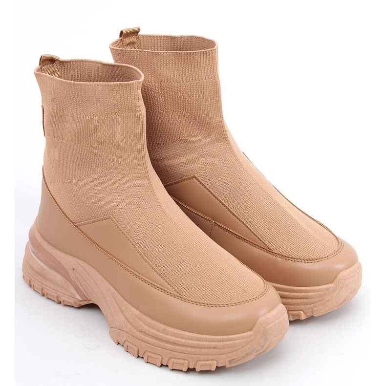 Chaussettes Goko Camel chaussettes brun 1