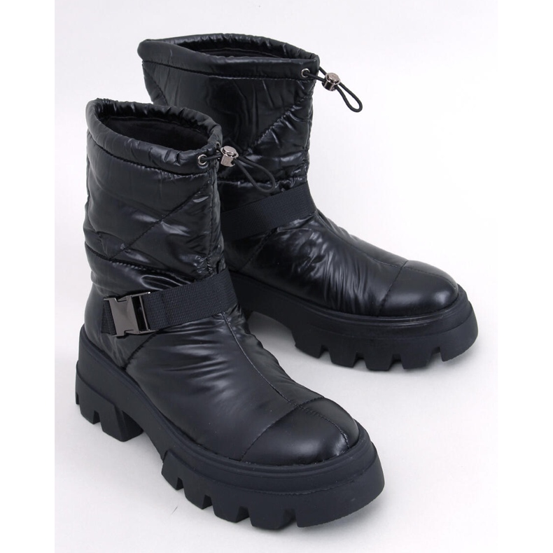 Bisset Bottines en nylon noir 1