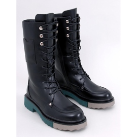 Bottes à semelle colorée de Keefe Black le noir 1