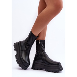 FB2 Bottes sur une plateforme massive Luinai noir le noir 1