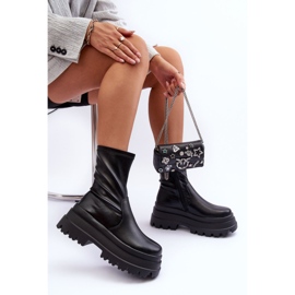 FB2 Bottes sur une plateforme massive Luinai noir le noir 6
