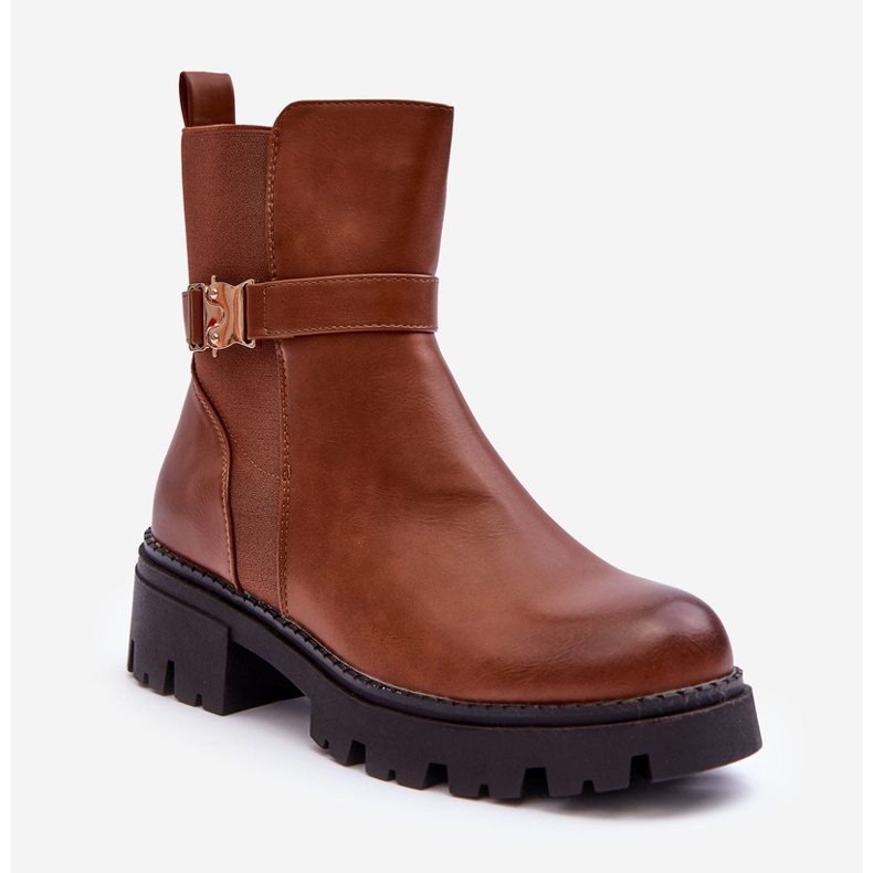 FB2 Bottines Jodhpur Femme Marron Elspetia brun 1