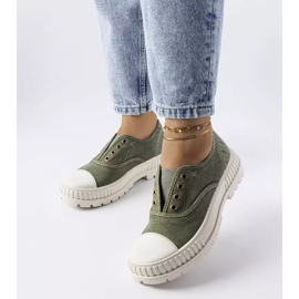Inna Baskets vert foncé Walton 1