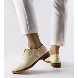 Derbies beiges LS5379 Taupe 2